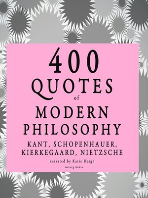 cover image of 400 quotes of Modern Philosophy